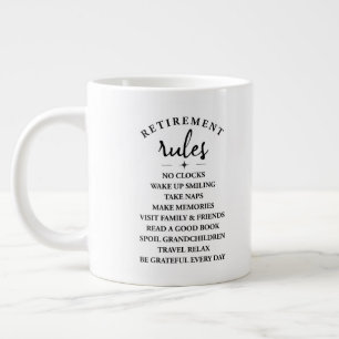 Grande Tasse Règles de retraite - Faire la joie d'un nouveau ch