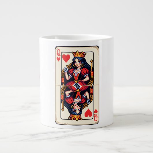 Grande Tasse Reine des Coeurs (Devant)