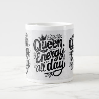 Grande Tasse Reine énergie toute la journée ! 👑 ✨ Continuer à