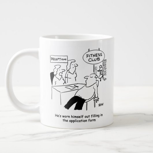 Grande Tasse Remplissage dans un club de remise en forme Forme (Gauche)