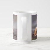 Grande Tasse renard rouge, Vulpes vulpes, chiot se grattant, (Dos)