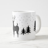Grande Tasse Renne lunatique (Devant droit)