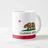 Grande Tasse République de Californie (drapeau d'État régulier) (Devant droit)