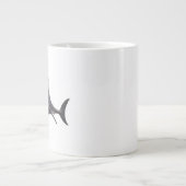 Grande Tasse Requin avec poutres laser sur sa tête (Devant)