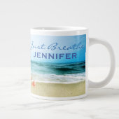 Grande Tasse Respirer juste sur mesure à la plage (Droite)