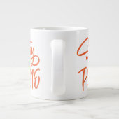 Grande Tasse Restez à la maison (Dos)