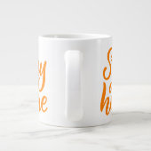 Grande Tasse Restez à la maison (Dos)