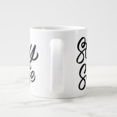 Grande Tasse Restez en sécurité (Dos)