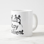 Grande Tasse Restez résilient (Devant droit)