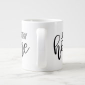 Grande Tasse Restons à la maison (Dos)