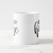 Grande Tasse Restons à la maison (Devant)