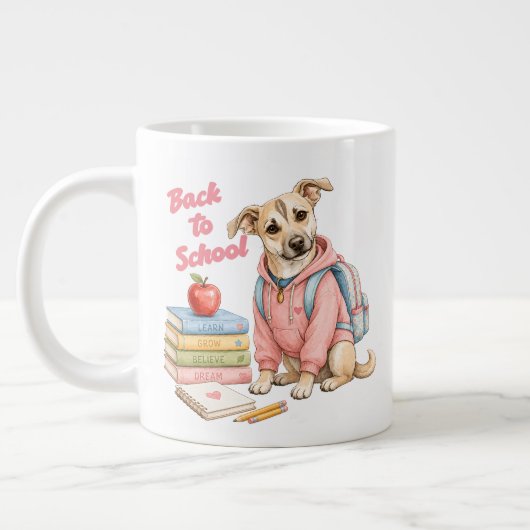 Grande Tasse Retour à l'école avec Lina (Gauche)
