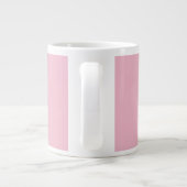 Grande Tasse Retro Abstrait Pastel Paris Pink ans Pastel Travel (Dos)