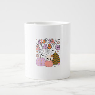Grande Tasse Retro C'Est La Saison Citrouille Halloween Crâne P
