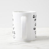 Grande Tasse retro-flowers-leaf-flower-vintage (Dos)