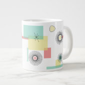 Grande Tasse Retro Geo (Devant droit)