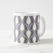 Grande Tasse Retro Ogee Grey (Devant droit)