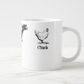 Grande Tasse Retro Oink Moo Cluck Pig Cow poulet (Droite)