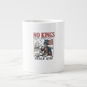 Grande Tasse Rétro Pas de Rois Depuis 1776 Rejetant les Rois Cl