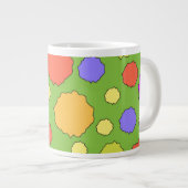 Grande Tasse Rétro point coloré gras vif (Devant droit)