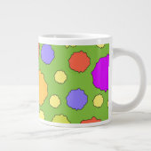 Grande Tasse Rétro point coloré gras vif (Droite)