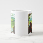 Grande Tasse Retro Space Travel Poster-Une mission de science d (Devant)