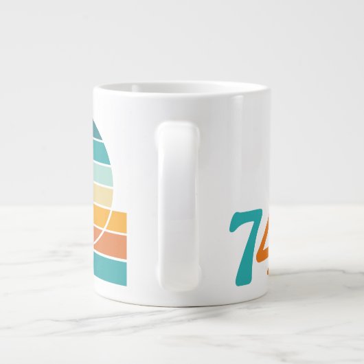 Grande Tasse Retro Sunset 74 (Dos)