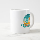 Grande Tasse Retro Sunset 87 Vintage Distressed (Devant droit)