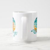 Grande Tasse Retro Sunset 88 Vintage Distressed (Dos)