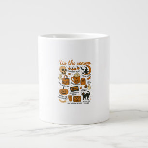 Grande Tasse Retro Tis Saison Halloween Saison Automne