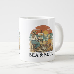 Grande Tasse Rêve de mer et d'âme