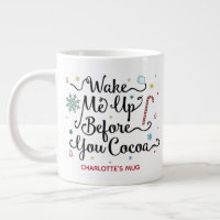 Réveillez-Moi Avant Que Vous Cocoa Nom Personnalis