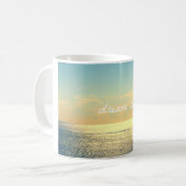 GRANDE TASSE RÊVEUSE DE PHOTO D'OCÉAN (Devant gauche)