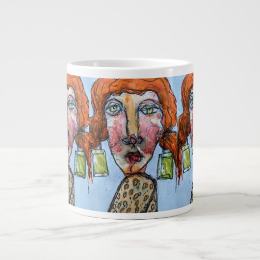 Grande Tasse Rhinestone Girl (Devant)