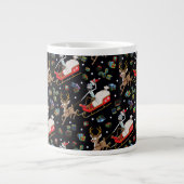Grande Tasse Rick et Morty | Christmas Reindeer Sleigh Motif (Devant)