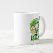 Grande Tasse RICK ET MORTY™ | Éclat vert (Devant droit)