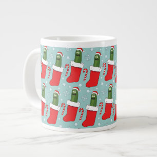 Grande Tasse Rick et Morty Motif de Noël Pickle Rick