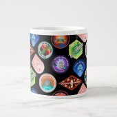 Grande Tasse RICK ET MORTY™| Motif des patchs spatiaux (Devant)