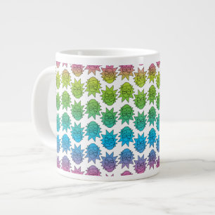 Grande Tasse RICK ET MORTY™  motif Rainbow Rick Head