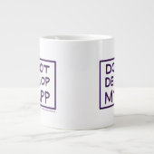 GRANDE TASSE RICK ET MORTY™| NE PAS DÉVELOPPER MON APP (Devant)