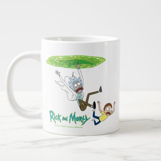 Grande Tasse RICK ET MORTY™| Sortir du portail (Gauche)