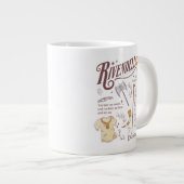 Grande Tasse RIVENDELL™ Collage Aquarelle Graphique (Devant droit)