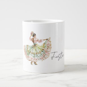 Grande Tasse Robe de danse de fiesta mexicaine