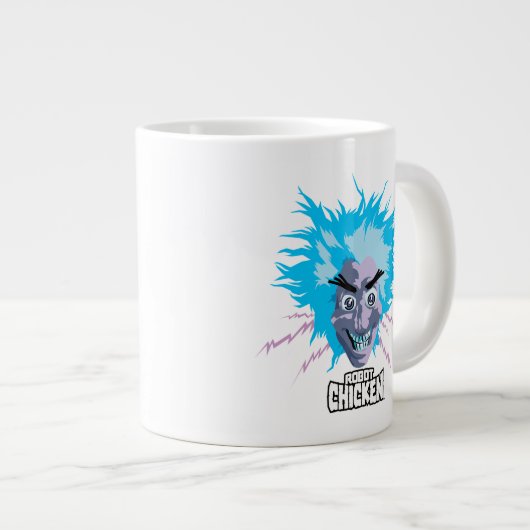 Grande Tasse Robot chicken Scientist Head Graphic (Devant droit)