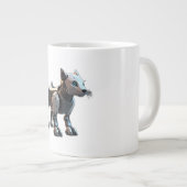 Grande Tasse robot chien (Devant droit)
