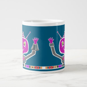 Grande Tasse Robot Extraterrestre Joyeux