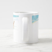 Grande Tasse Roe Deer hiver paysage de forêt enneigée (Dos)