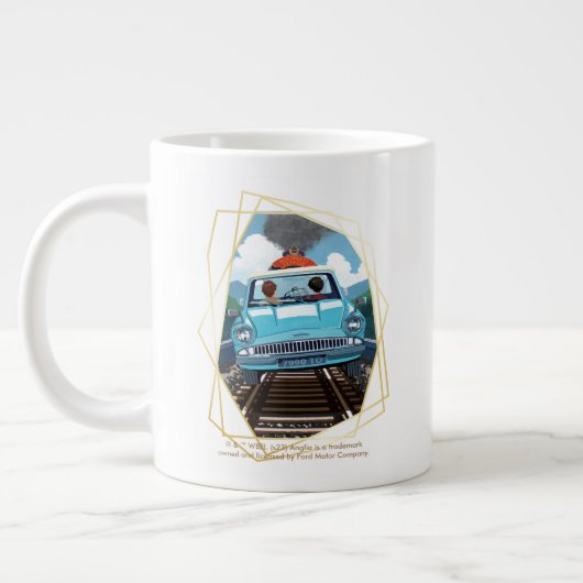 Grande Tasse Ron & HARRY POTTER™ en voiture volante vers HOGWAR (Gauche)