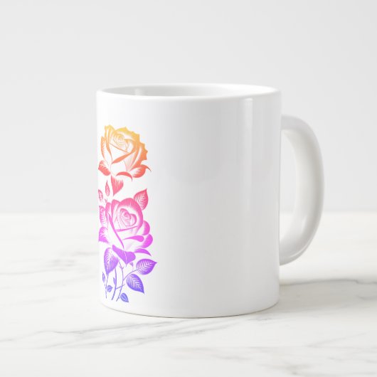 Grande Tasse Rose (Devant droit)