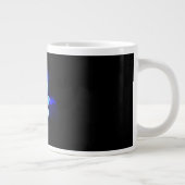 Grande Tasse Rose bleu brûlant (Droite)